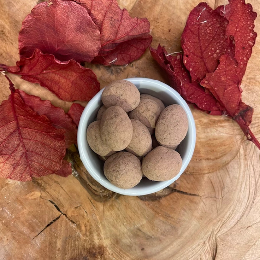 Fresas cubiertas con cocoa